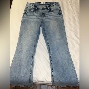 Bke bootcut jeans size size 30x 31 1/2 light blue jeans mid rise universal fit